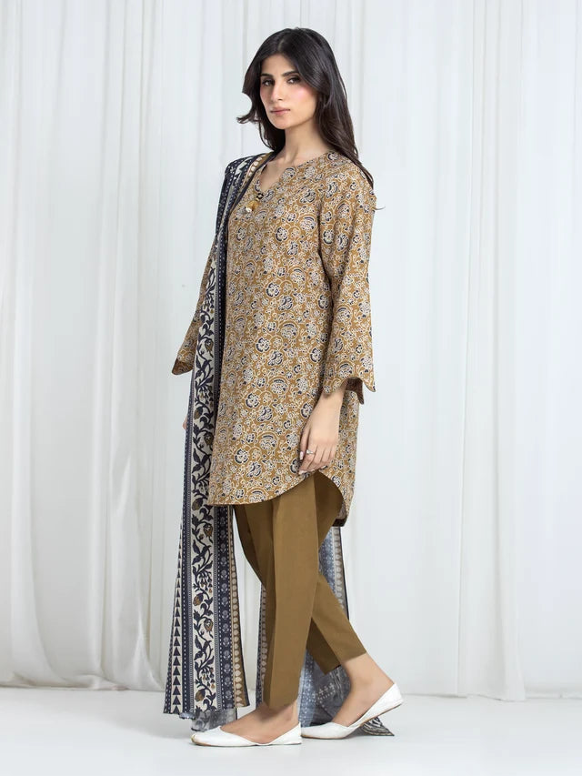 ALLURE | Unstitched 3PC Khaddar - EWU6A3-37051-3P