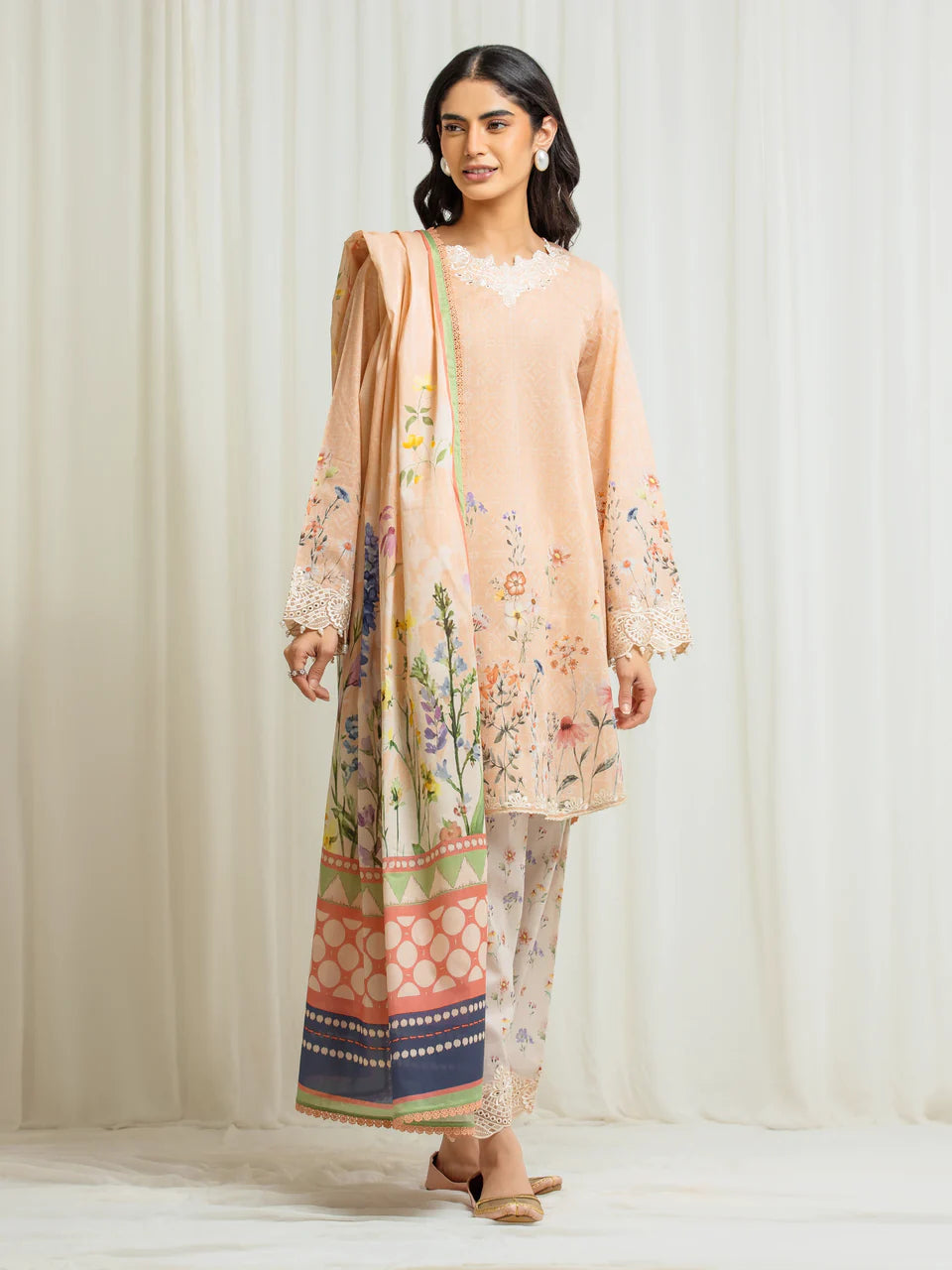 Festive Embroidered | Unstitched 3PC lawn EWU6V1-33010-3P