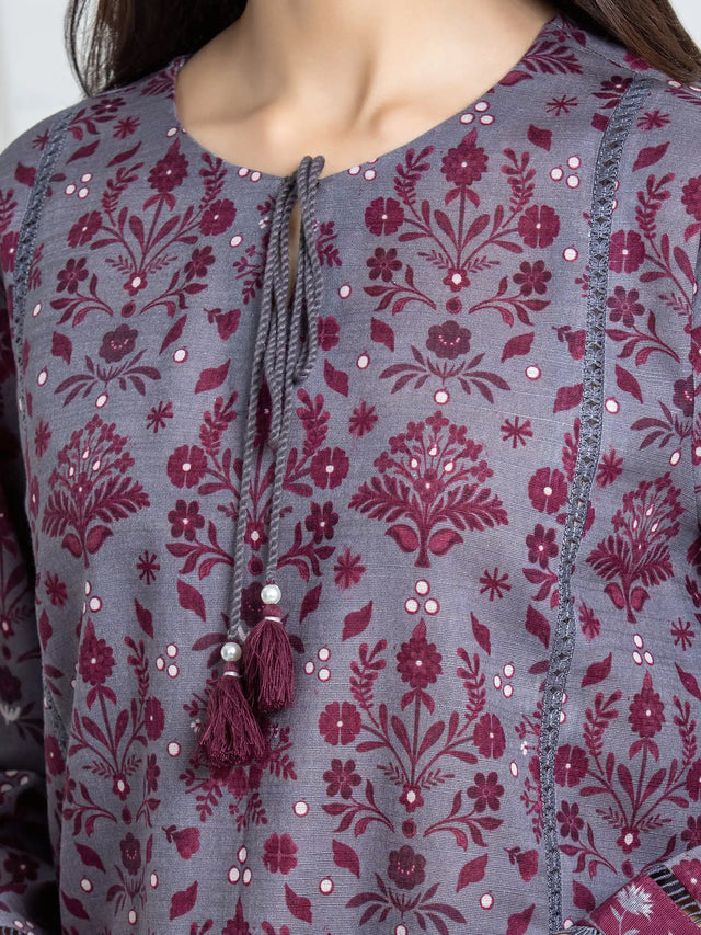 ALLURE | Unstitched 3PC Khaddar - EWU6A3-37055-3P