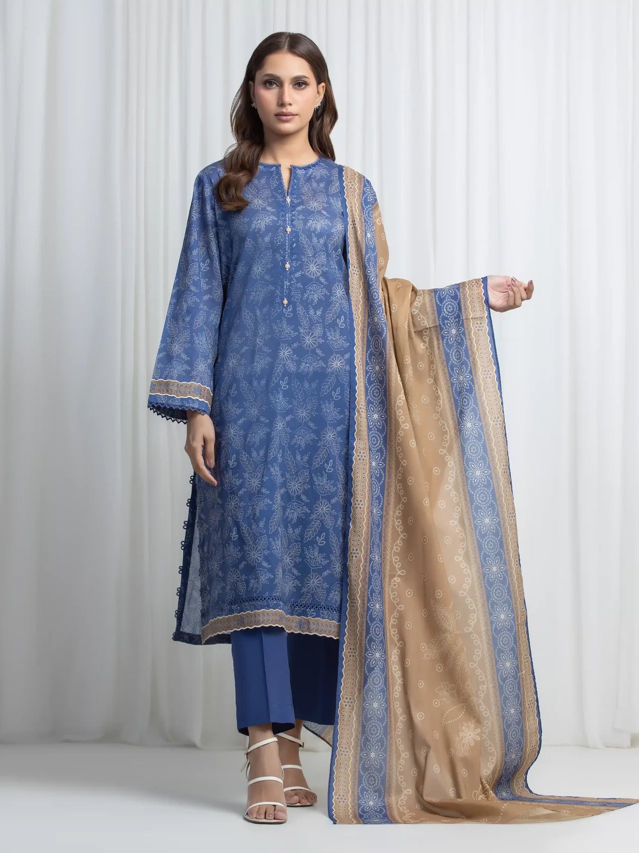 ALLURE | Unstitched 3PC lawn - EWU6A1-36862-3P