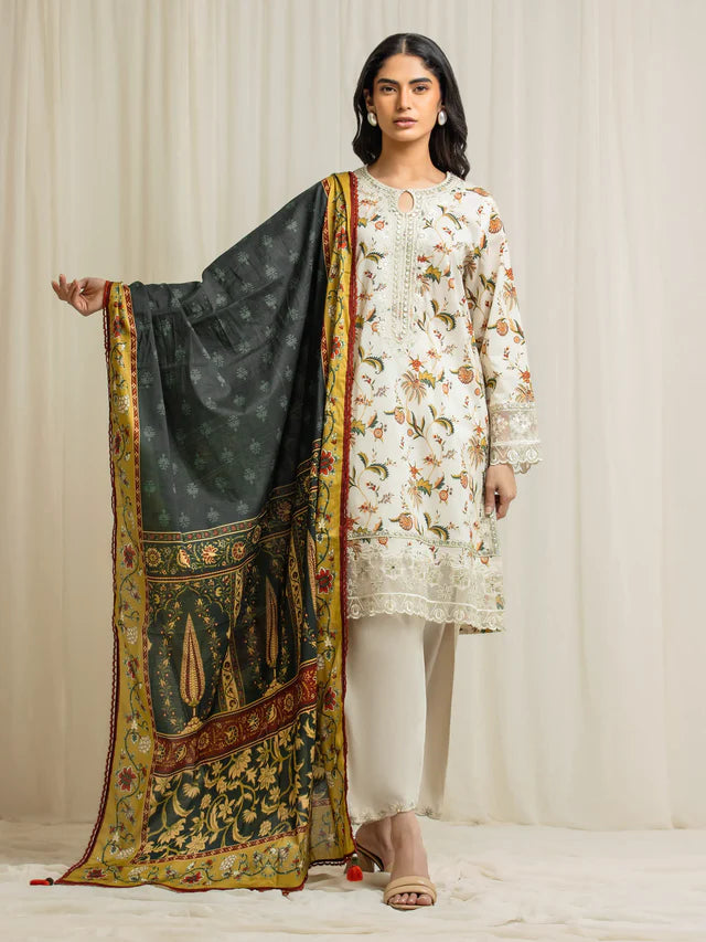 Festive Embroidered | Unstitched 3PC lawn EWU6V1-33022-3P