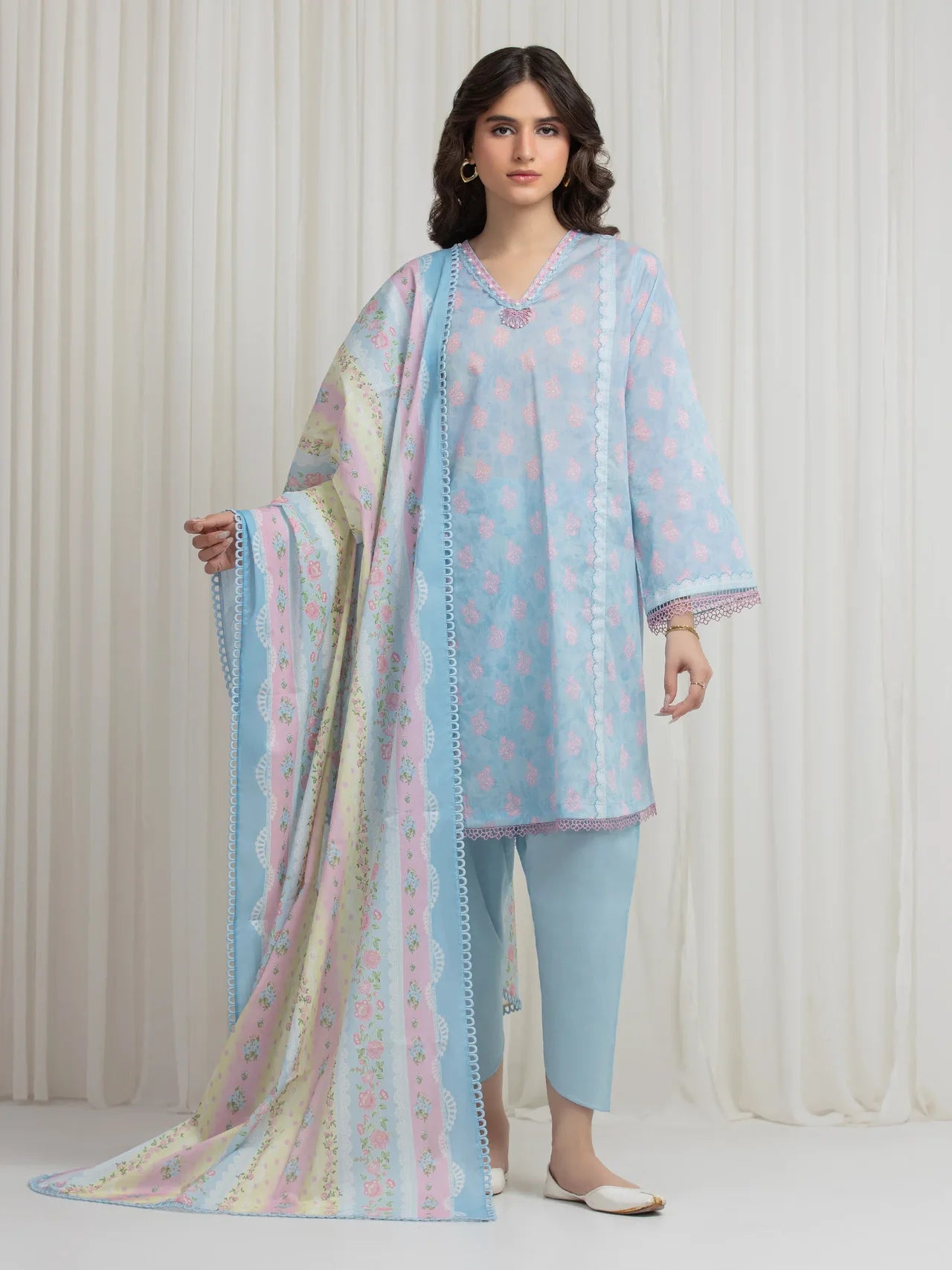 ALLURE | Unstitched 3PC lawn - EWU6A1-36651-3P