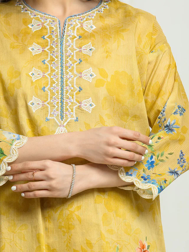 Festive Embroidered | Unstitched 3PC lawn EWU6V1-33007-3P
