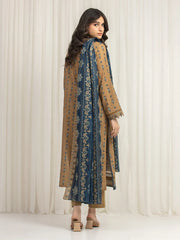 MERAK ZARI | Unstitched 3PC lawn  EWU6M6-032-3P