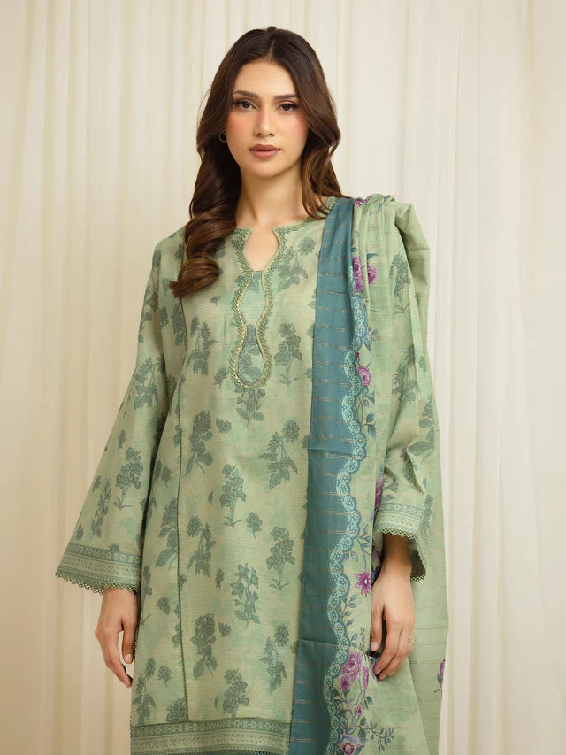 MERAK ZARI | Unstitched 3PC lawn EWU6M6-050-3P