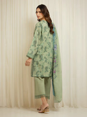 MERAK ZARI | Unstitched 3PC lawn EWU6M6-050-3P