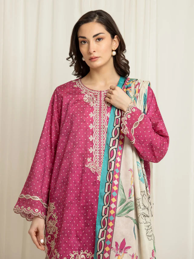 Festive Embroidered | Unstitched 3PC lawn EWU6V1-33005-3P