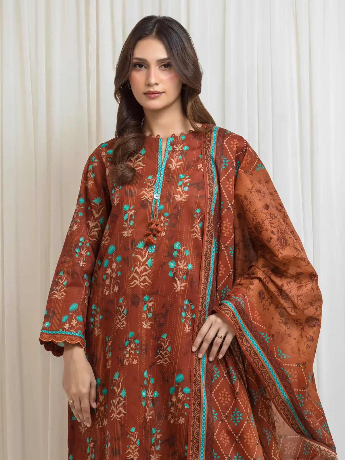 ALLURE | Unstitched 3PC lawn - EWU6A1-36692-3P