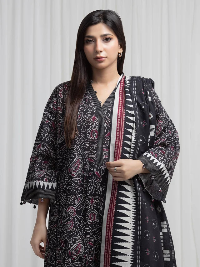 ALLURE | Unstitched 3PC Khaddar - EWU6A3-37009-3P