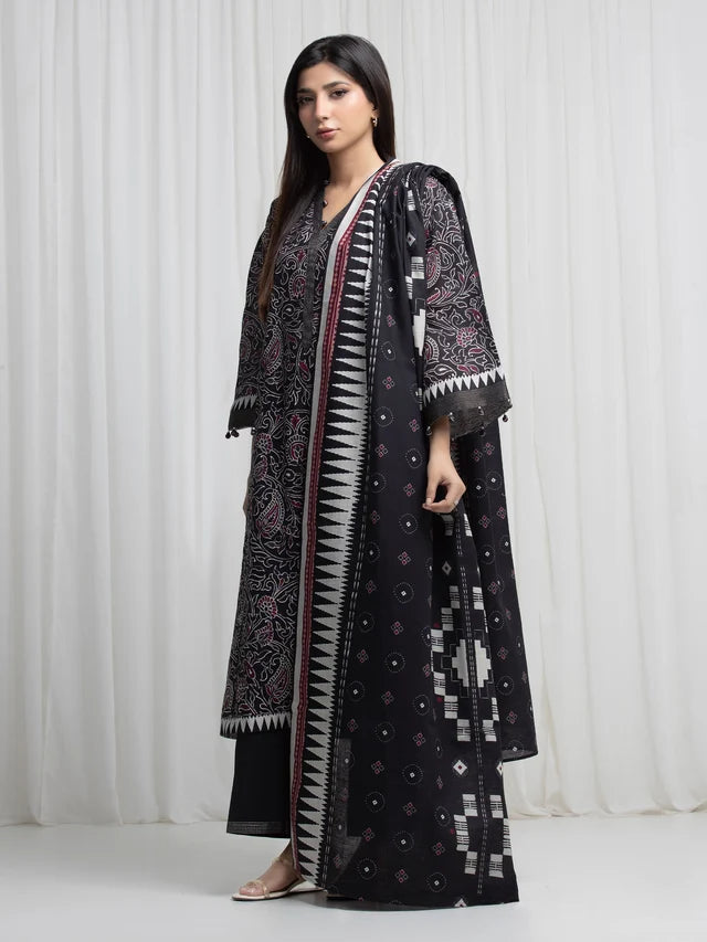ALLURE | Unstitched 3PC Khaddar - EWU6A3-37009-3P