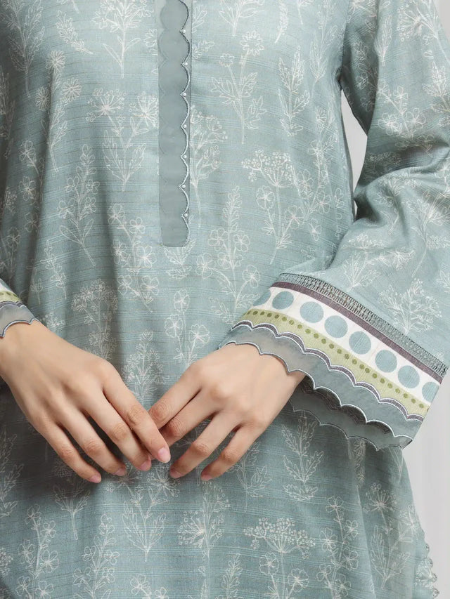 MERAK ZARI | Unstitched 3PC lawn EWU6M6-093-3P