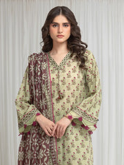 ALLURE | Unstitched 3PC lawn - EWU6A1-36643-3P