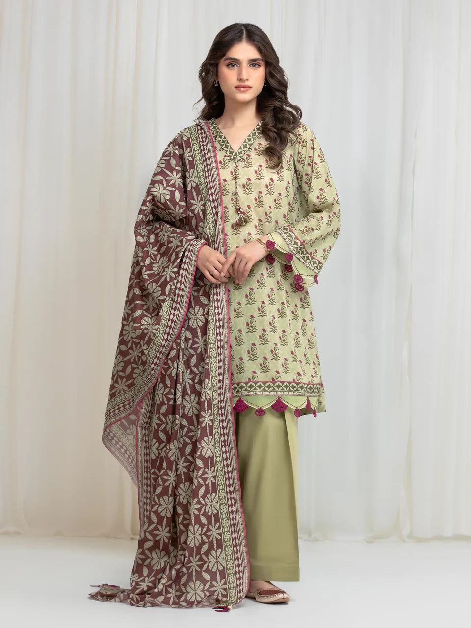 ALLURE | Unstitched 3PC lawn - EWU6A1-36643-3P
