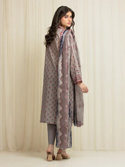 MERAK ZARI | Unstitched 3PC lawn  EWU6M6-039-3P