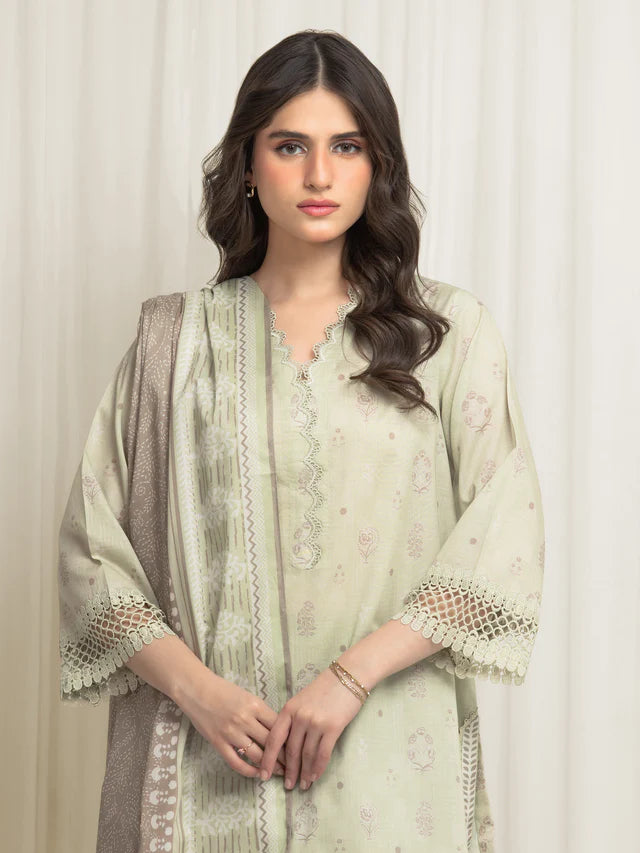ALLURE | Unstitched 3PC lawn - EWU6A1-36614-3P
