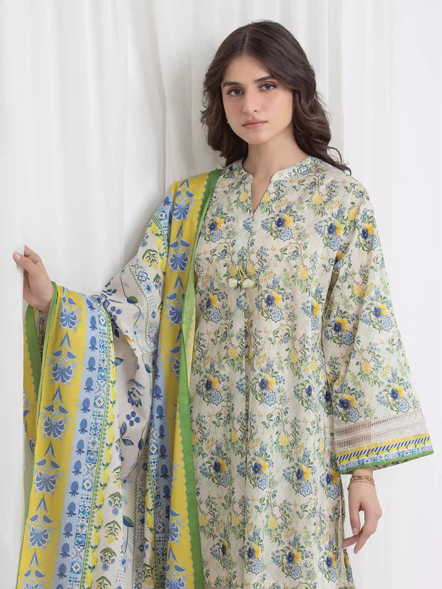 ALLURE | Unstitched 3PC Lawn - EWU6A1-36642-3P
