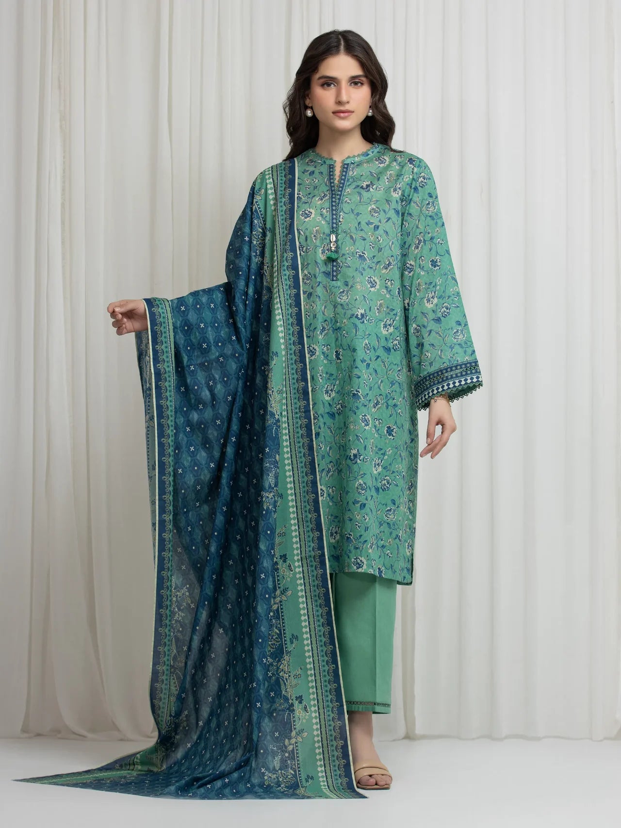 ALLURE | Unstitched 3PC lawn - EWU6A1-36626-3P