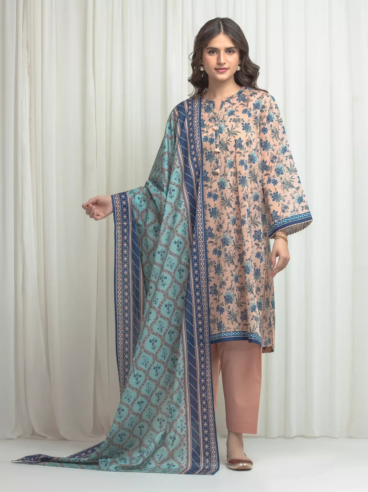 ALLURE | Unstitched 3PC lawn - EWU6A1-36638-3P
