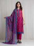 MERAK ZARI | Unstitched 3PC lawn  EWU6M6-078-3P