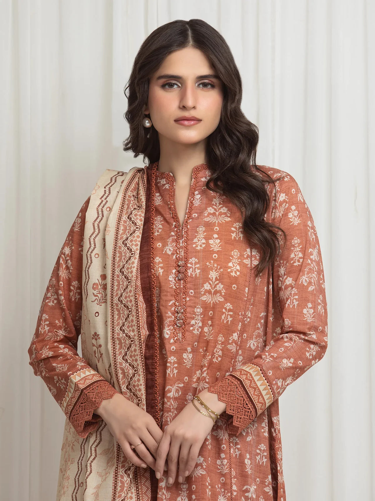 ALLURE | Unstitched 3PC lawn - EWU6A1-36623-3P
