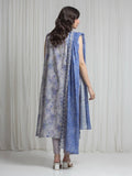 MERAK ZARI | Unstitched 3PC lawn  EWU6M6-091-3P