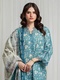 MERAK ZARI | Unstitched 3PC lawn  EWU6M6-097-3P