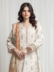 MERAK ZARI | Unstitched 3PC lawn EWU6M6-105-3P