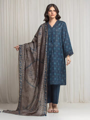 MERAK ZARI | Unstitched 3PC lawn EWU6M6-090-3P