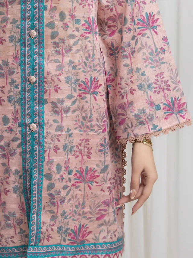 MERAK ZARI | Unstitched 3PC lawn  EWU6M6-056-3P