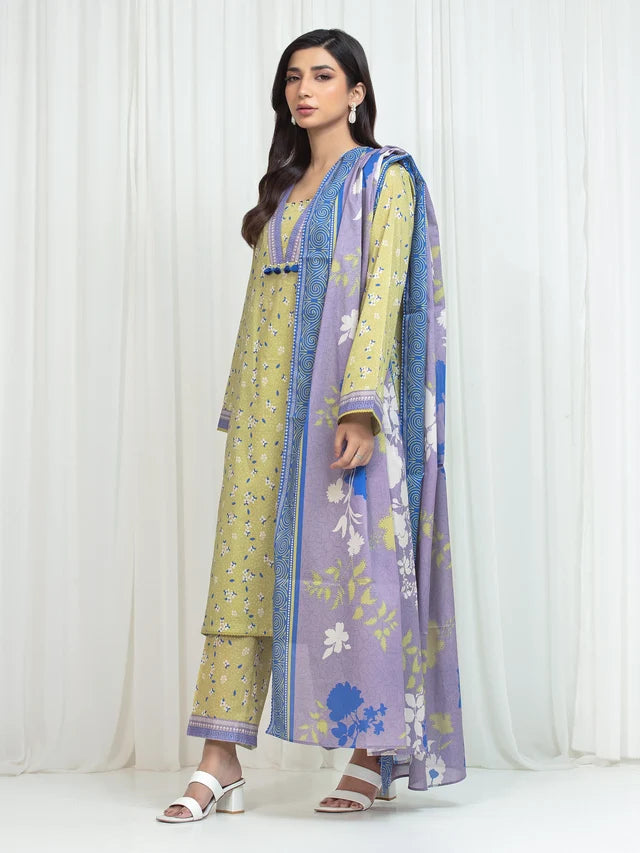 ALLURE | Unstitched 3PC Lawn - EWU6A1-36753-3P