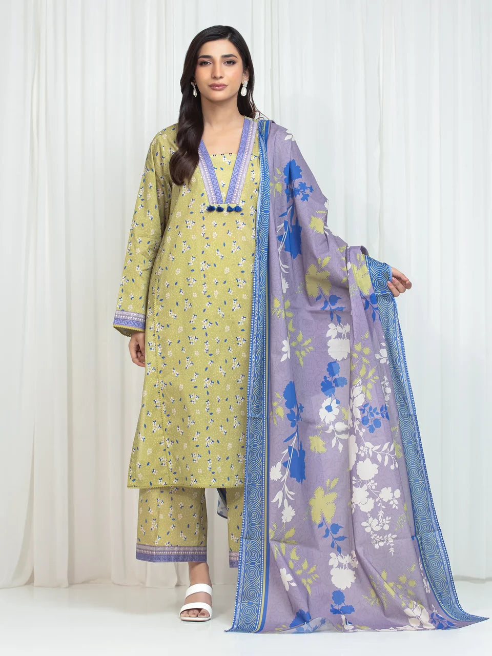 ALLURE | Unstitched 3PC Lawn - EWU6A1-36753-3P