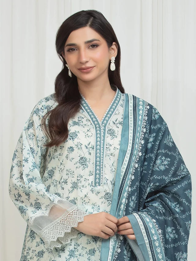 ALLURE | Unstitched 3PC Lawn - EWU6A1-36750-3P