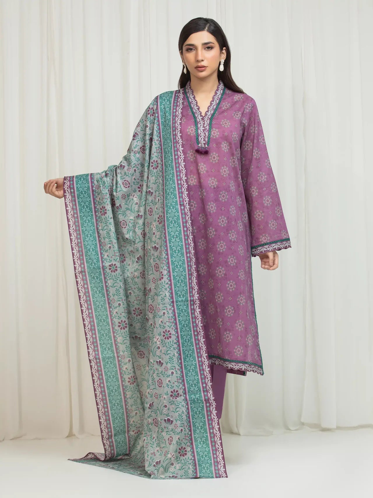 ALLURE | Unstitched 3PC lawn - EWU6A1-36662-3P