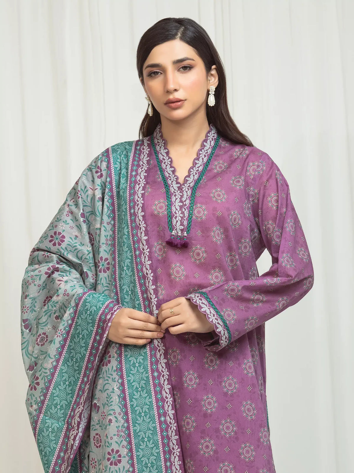 ALLURE | Unstitched 3PC lawn - EWU6A1-36662-3P