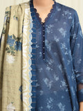 MERAK ZARI | Unstitched 3PC lawn EWU6M6-055-3P