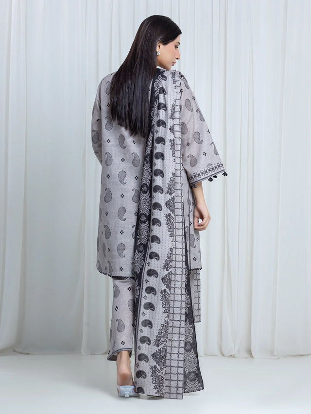 ALLURE | Unstitched 3PC Khaddar - EWU6A3-37209-3P