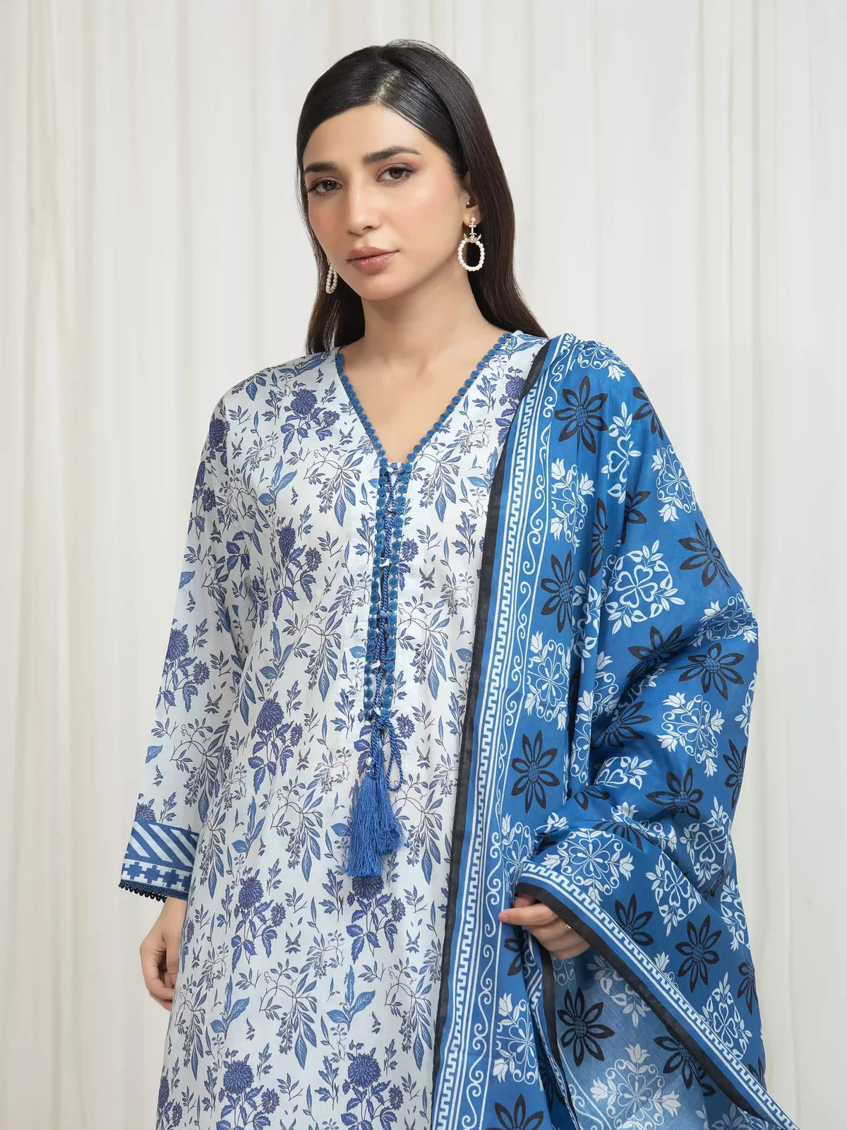 ALLURE | Unstitched 3PC lawn - EWU6A1-36755-3P