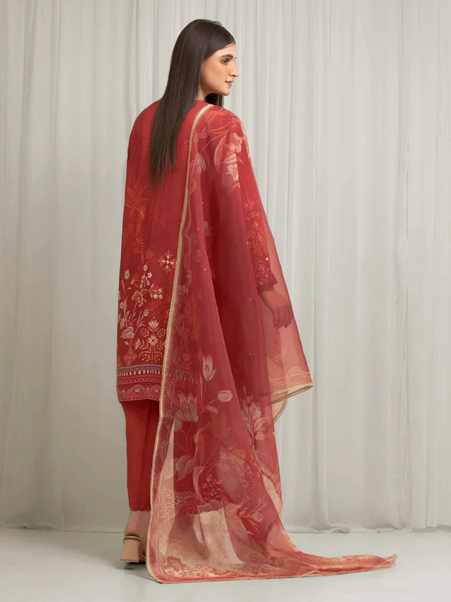 Festive Embroidered | Unstitched 3PC lawn EWU6V16-33537-3P