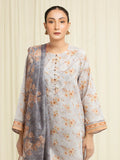 MERAK ZARI | Unstitched 3PC lawn  -EWU6M6-045-3P