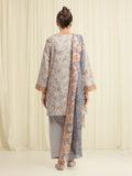 MERAK ZARI | Unstitched 3PC lawn  -EWU6M6-045-3P