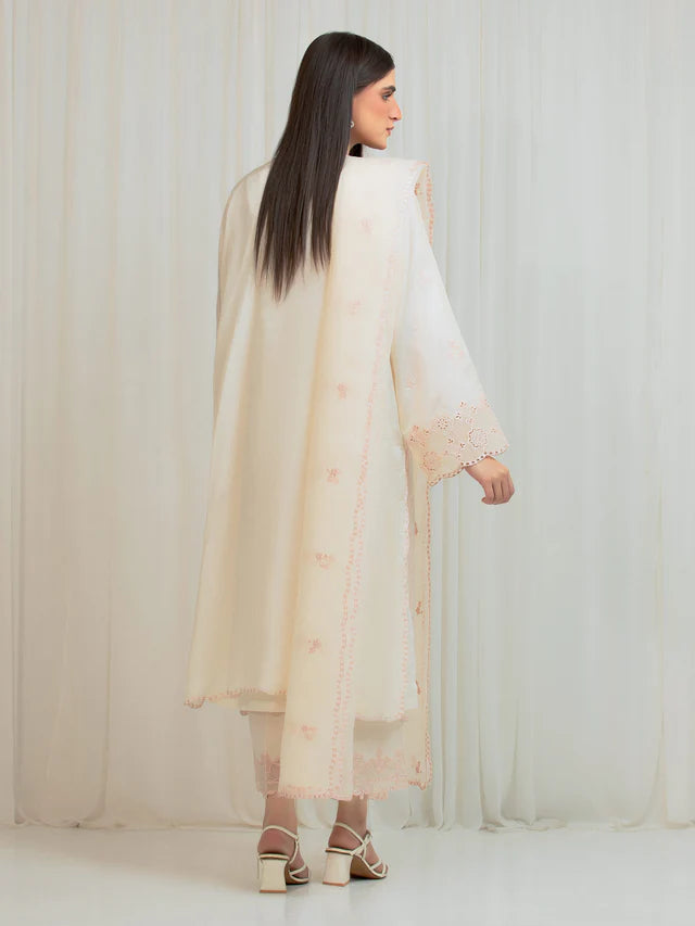 Festive Embroidered | Unstitched Embroidered Silk Suit 3PC