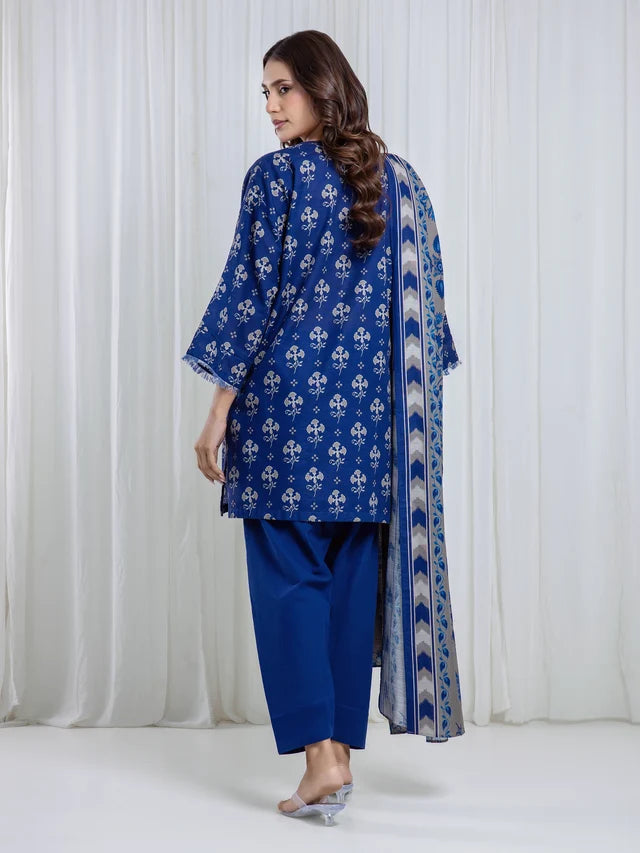 ALLURE | Unstitched 3PC Khaddar - EWU6A3-37070-3P