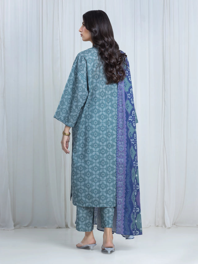 ALLURE | Unstitched 3PC Khaddar - EWU6A3-37196-3P