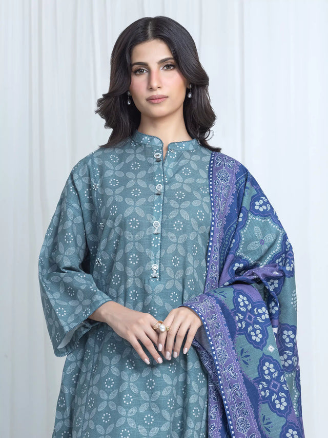 ALLURE | Unstitched 3PC Khaddar - EWU6A3-37196-3P