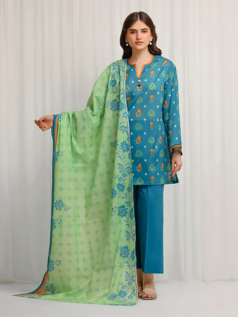 ALLURE | Unstitched 3PC lawn - EWU6A1-36661-3P