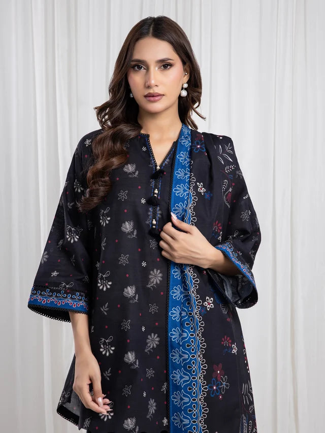 ALLURE | Unstitched 3PC Khaddar - EWU6A3-37076-3P