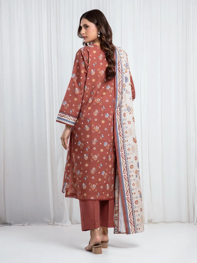 ALLURE | Unstitched 3PC Khaddar - EWU6A3-37080-3P