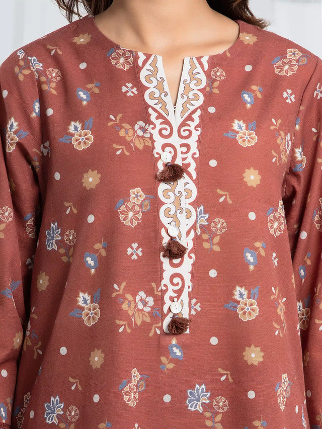 ALLURE | Unstitched 3PC Khaddar - EWU6A3-37080-3P