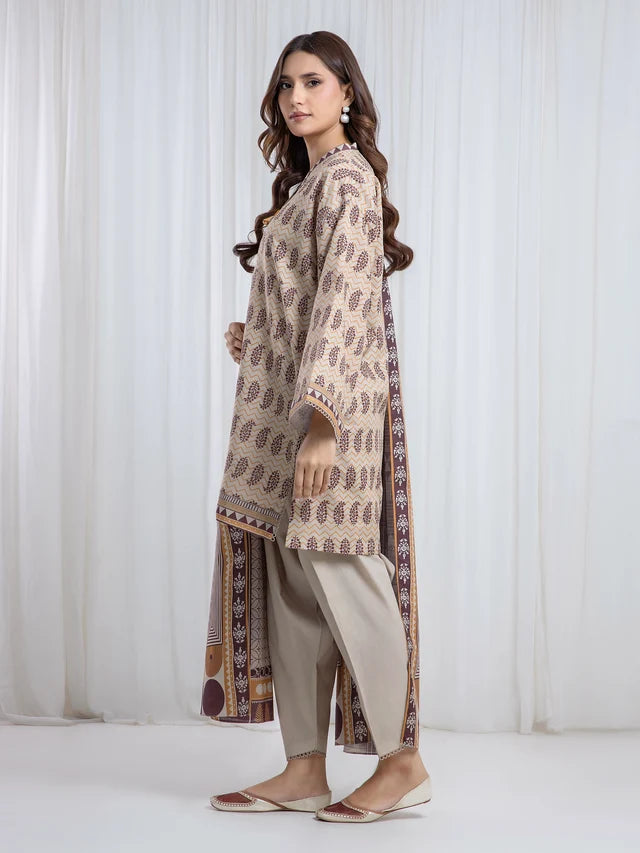 ALLURE | Unstitched 3PC Khaddar - EWU6A3-37044-3P