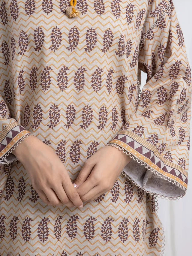 ALLURE | Unstitched 3PC Khaddar - EWU6A3-37044-3P